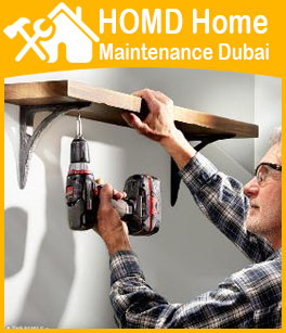 Drilling and hanging shelves service Dubai