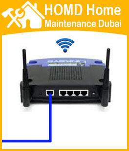 Wifi Router setting installation Handyman service Dubai