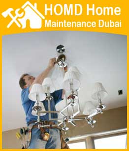 Chandelier-Hanging-Dubai-Electrical-Services